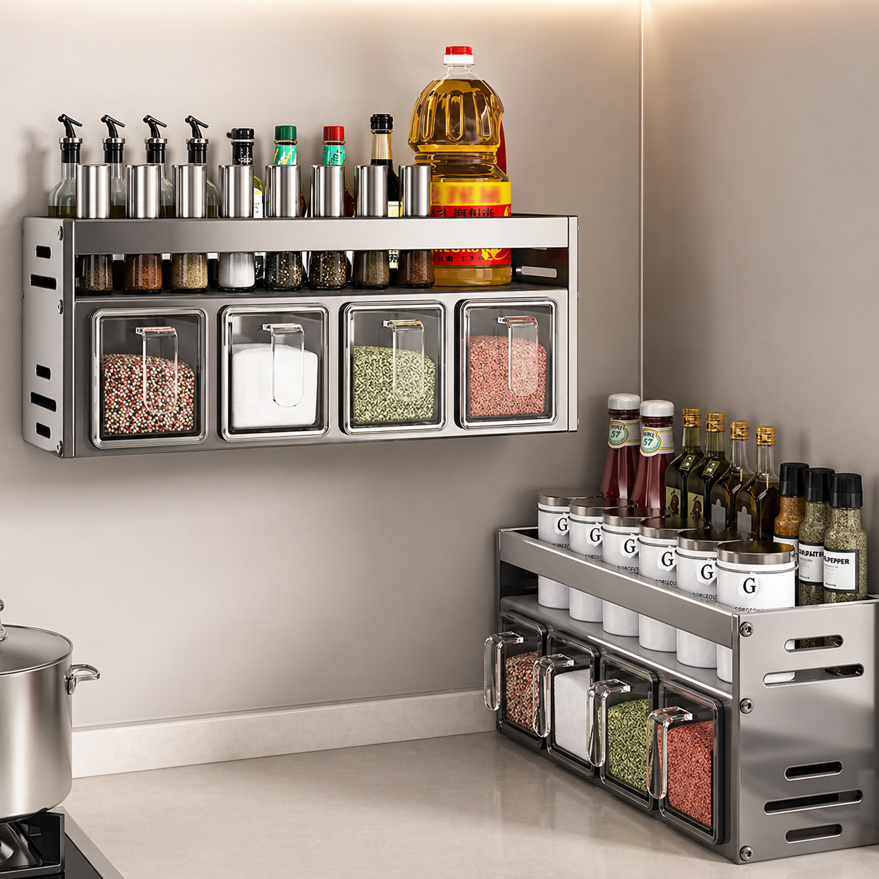 ClearSpace™ Wall Spice Organizer