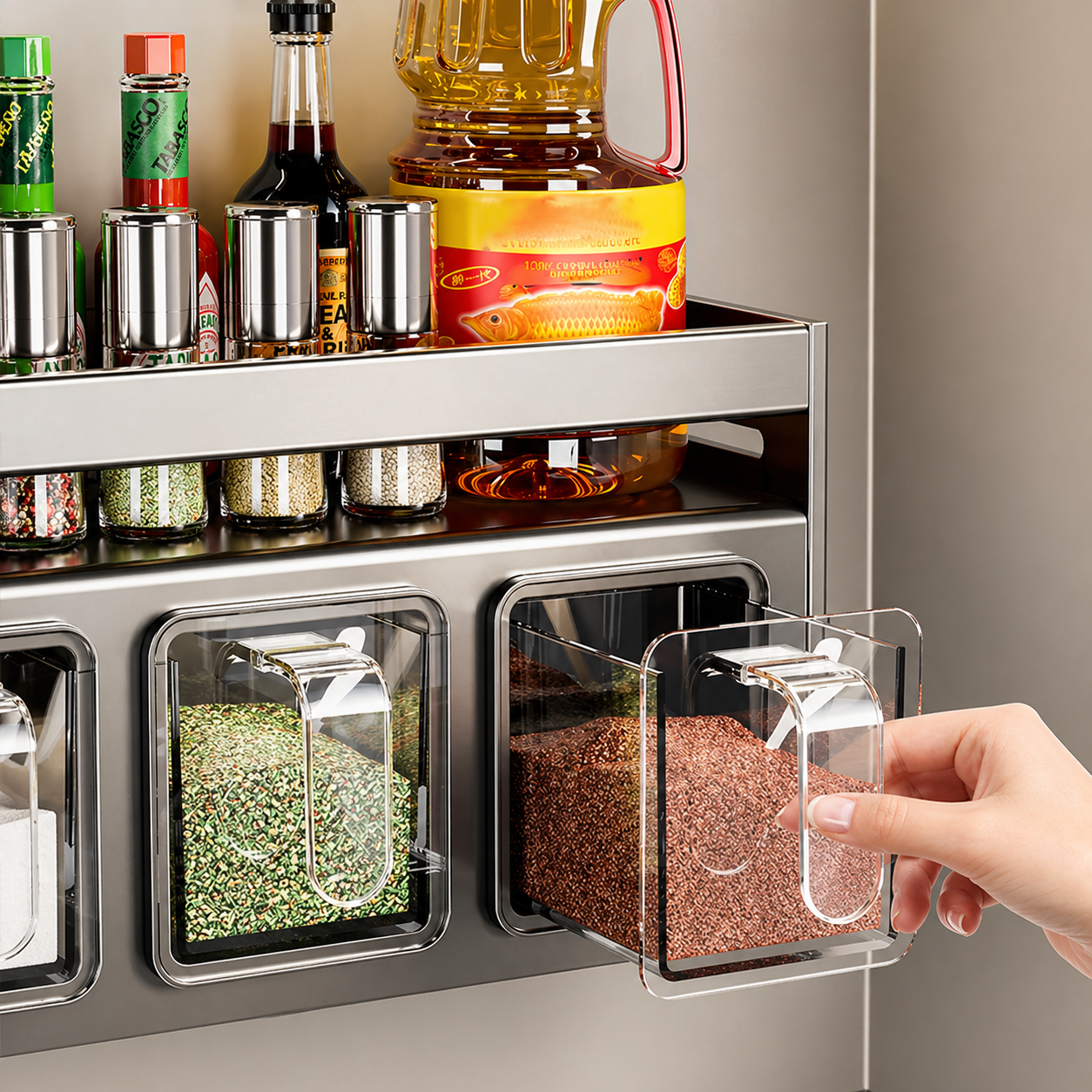 ClearSpace™ Wall Spice Organizer