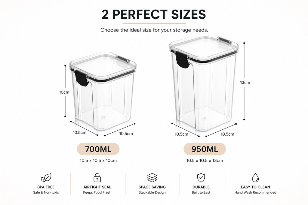 Elvior Airtight Kitchen Storage Set™