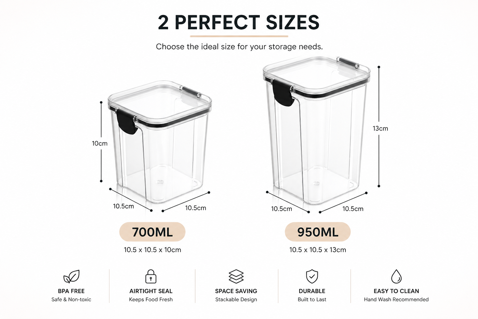 Elvior Airtight Kitchen Storage Set™