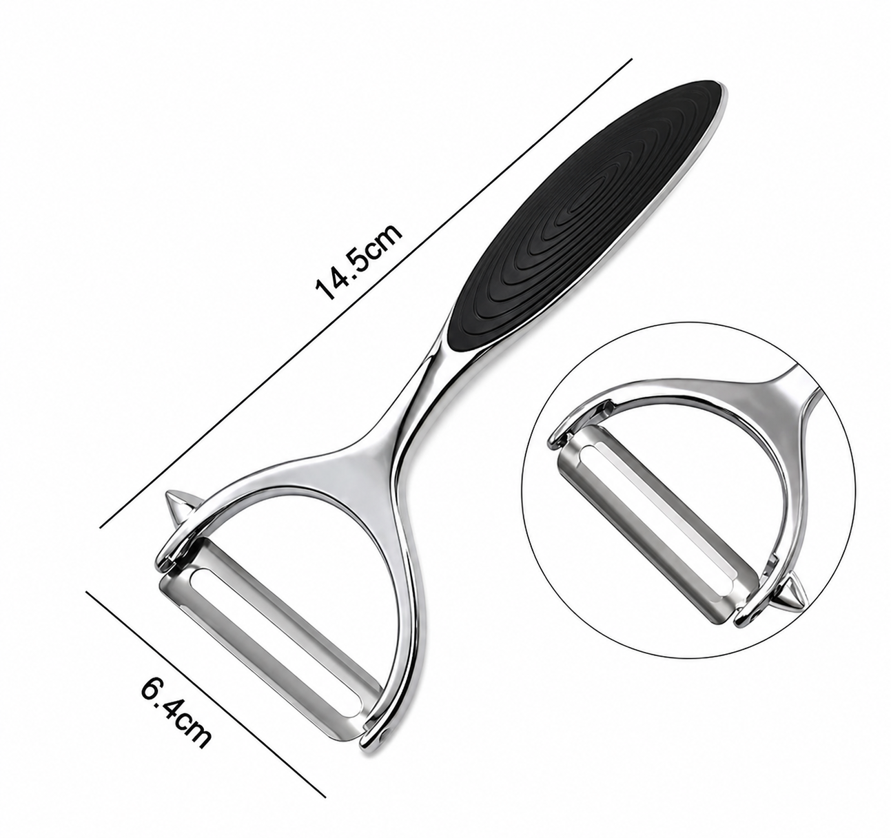 Elvior Stainless Steel Precision Peeler™