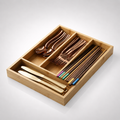 Premium Bamboo Drawer Organizer