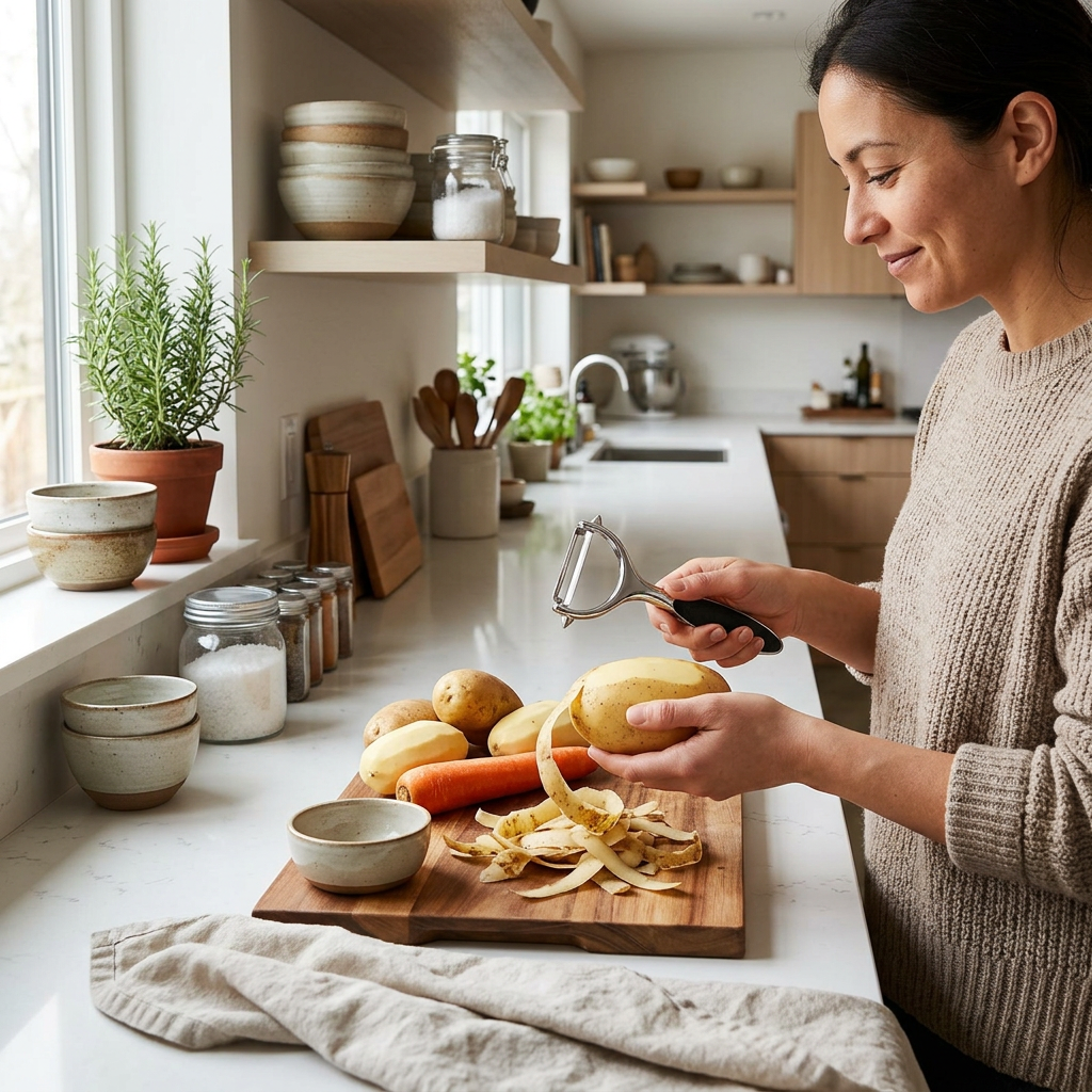 Elvior Stainless Steel Precision Peeler™